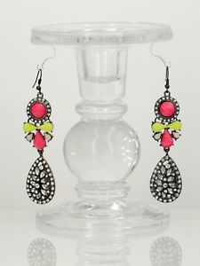 【送料無料】ピアス　ピアス　クリスタルフラワーピンクohrringeohren lang tropf kristall blume gelb rosa abend ehe bb 4