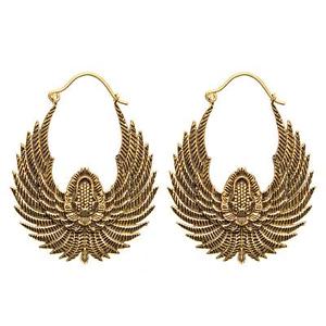 【送料無料】ピアス　ゴールドエジプトピアス　81stgeneration messing goldton egyptian vogel flugel ethnisch ohrringe baumeln
