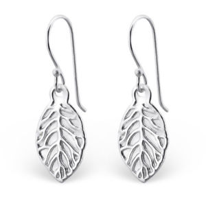 【送料無料】ピアス　ピアス　ピアス　スターリングシルバーレディーストレーラーシートohrhnger bltter 925 silber damen ohrringe hngend frauen mit anhnger sterling