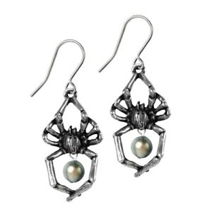 【送料無料】ピアス　ゴシックピアス　クモクモピアス　ネックレス