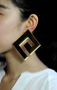 【送料無料】ピアス ピアス クリップハイパーゴールデンohrringe clips hyper gro quadrat geometrisch golden bb 10|hokushin