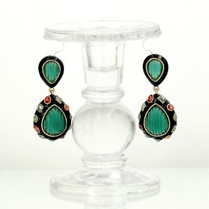 【送料無料】ピアス ピアス クリップペンダントレッドグリーン×ohrringeohren clips anhnger rot grn gro tropf abend ehe geschenk x6|hokushin