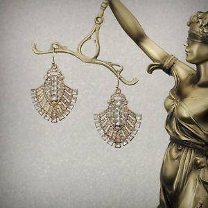 【送料無料】ピアス　ゴールデンクリスタルピアス　フックピアス 13,125円