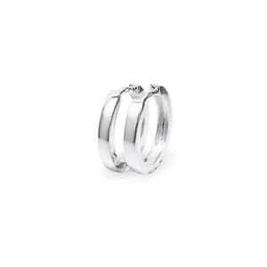 【送料無料】ピアス　スターリングシルバーヒンジフープpaar echt 925 sterlingsilber klapp creolen quadratisch 15mm 1889