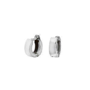 【送料無料】ピアス　スターリングフープソリッドバイカーピアス　ピアス
