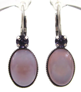 【送料無料】ピアス ピアス タンザナイトピアス ボヘミアンガラスパープルsoho ohrringe ohrhnger geschliffene kristalle tanzanite amp; bhmisches glas lila|hokushin