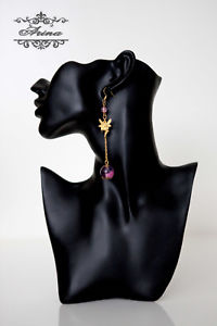 【送料無料】ピアス　ピアス　レディースカーニバルechte blumen ohrringe damen fotoshooting karneval