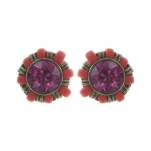 【送料無料】ピアス　ロットピアス　ピアス　ピンクオレンジ