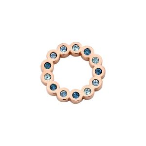 【送料無料】ピアス　チェーンフープリングピンクゴールドアイリス melano friends anhnger jessie 15 mm fr kettecreolen ringe rotgoldiris