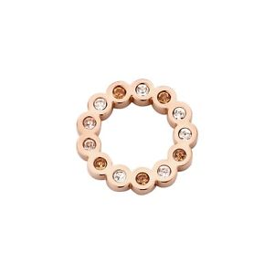 【送料無料】ピアス チェーンピンクゴールドトレーラー melano friends anhnger jessie 15 mm fr kettecreolen rotgoldsunflower|hokushin