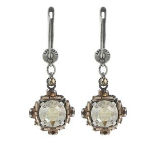 【送料無料】ピアス　ロットピアス　ピアス　ビザンチンベージュアンティークシルバーkonplott ohrringe ohrhnger byzantine beige antik silber