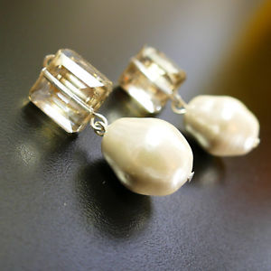 【送料無料】ピアス　ピアス　ピアス　シルバーホワイトパールレビーohrringe ohrclips silber versilbert wei perle swasserperlen, von catia levy