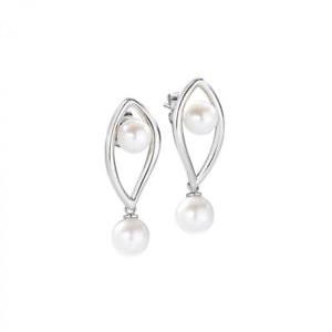 【送料無料】ピアス　ピアス　スチールohrringe frau morellato foglia sakh15 steel, zuchtperlen｜hokushin 20,985円