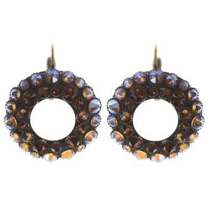【送料無料】ピアス　ロットピアス　アンティークアウトkonplott ohrringe inside out brown s antique brass