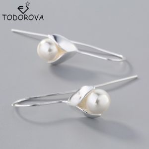 【送料無料】ピアス　デパールドロップピアス　as de66701 echte frischwasserperlen tropfen ohrringe fur frauen 2017 925 sterli｜hokushin