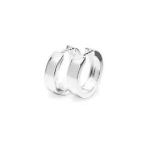 【送料無料】ピアス スターリングシルバーヒンジフープpaar echt 925 sterlingsilber klapp creolen quadratisch 15mm 1885|hokushin