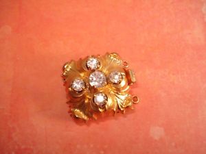 【送料無料】ネックレス　ネックレスブレスレットビンテージクラスプfermoir vintage orn de strass de collier ou bracelet 13,845円