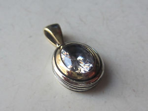 【送料無料】ネックレス　スターリングシルバーホワイトトパーズペンダントオーバルトルコen argent sterling 925 topaze blanche pendentif ovale meilleur turque bijoux