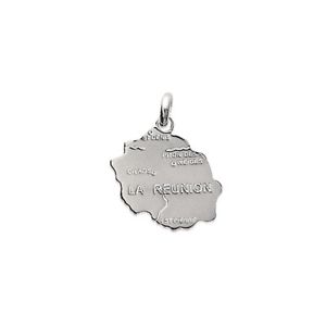 【送料無料】ネックレス　シルバーペンダントメダルkbc pendentif argent 925 mdaille pays la runion 20mm