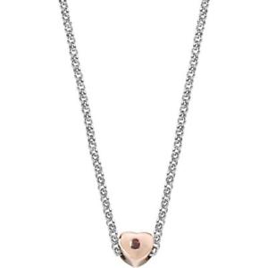 【送料無料】ネックレス　クオーレスワロフスキーcollana donna morellato drops scz461 acciaio charm cuore ros swarovski