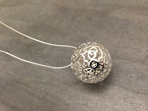 【送料無料】ネックレス　ボールクランプcollier boule argent neuf femme