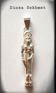 【送料無料】ネックレス　プラタプラタcolgante diosa egipcia ,sekhmet silver plata 925ml, egipto plata 925m sekhmet