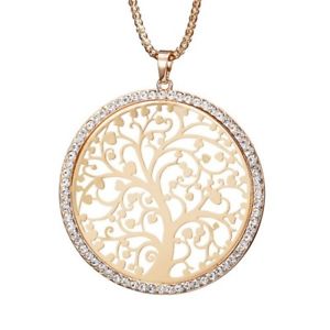 【送料無料】ネックレス　クランプツリーオブライフcollier arbre de vie luxe dor lamp;d｜hokushin