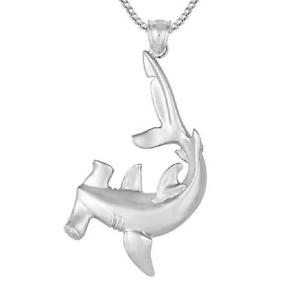 【送料無料】ネックレス　スターリングシルバーペンダントアメリカイタリア46g gr argent sterling requinmarteau pendentif,fait aux usa,457cm italien
