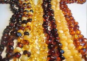 【送料無料】ネックレス　ラウンドビーズバルトネックレスvritable perles rondes ambre de la baltique collier 457cm