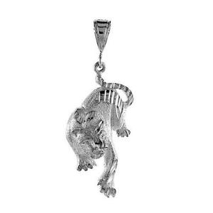 【送料無料】ネックレス　グラムスターリングシルバーペンダントヒョウ62 grammes argent sterling panthre pendentif 13,666円