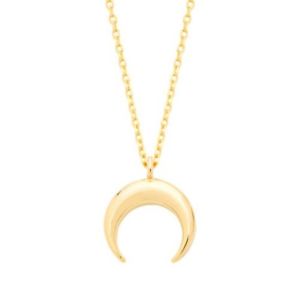 【送料無料】ネックレス　エステラネックレスestella bartlett plaqu or croissant de lune collier