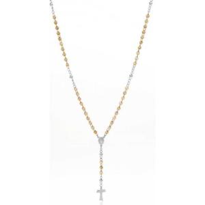 【送料無料】ネックレス　アーメンアルジェントベージュドーナcollana rosario amen argento 925 ctablb4 tau croce beige uomo donna
