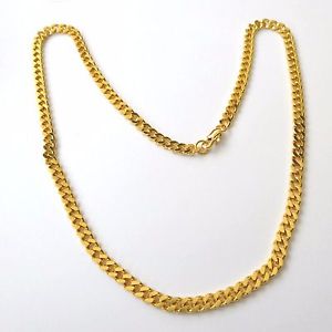 【送料無料】ネックレス　カテナcollana uomo donna catena piatta colore oro 50 cm 5 mm 253 p