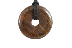 【送料無料】ネックレス　ドーナツオパールボルダーマトリックスdonut ou pi chinois dopale boulder matrix 4cm 13,845円