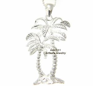 【送料無料】ネックレス　ハワイアンスモールパームツリーargent 925 hawaen petit amp; grand palmier pendentif