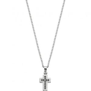 【送料無料】ネックレス　スワロフスキーcollana uomo morellato motown saev11 croce acciaio pendente swarovski 15,385円