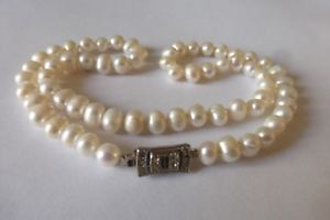 【送料無料】ネックレス　ビンテージクランプcollier vintage de perles de culture