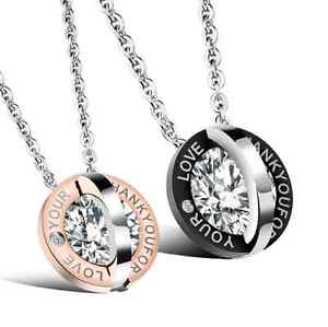 【送料無料】ネックレス　クオーレドナcollana collane coppia anelli cristalli cuore uomo donna fidanzati ciondolo paio 15,584円
