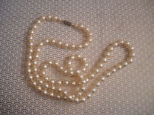 【送料無料】ネックレス　ネックレスビンテージcollier de perles vintage