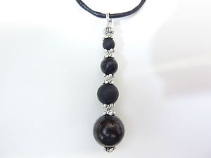【送料無料】ネックレス　pendentif protection en shungite perles 141086mm｜hokushin 14,186円