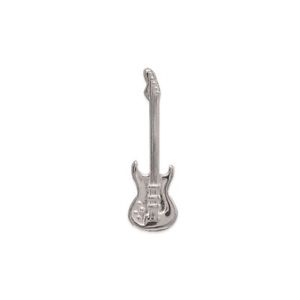 【送料無料】ネックレス　シルバーペンダントエレキギターkbc pendentif argent 925 guitare lectrique 10 x 35mm