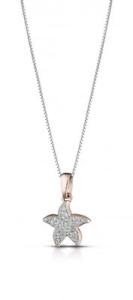 【送料無料】ネックレス アルジェントスワロフスキーcollana montenapoleone mc036 argento 925 stella ros swarovski star fiv