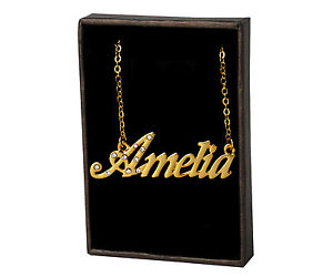 【送料無料】ネックレス　アメリアクランプクリスマスnom collier amelia 18k plaqu or beau cadeau de nol pour elle