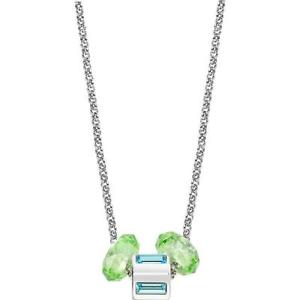 【送料無料】ネックレス　スワロフスキーバードドロップcollana donna morellato drops scz227 acciaio charm swarovski verde cristalli