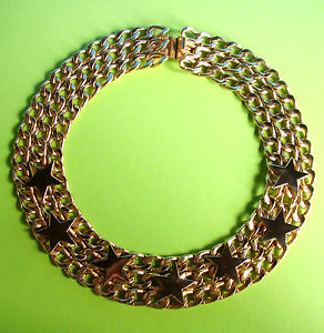 【送料無料】ネックレス　メタルクランプドール781 collier metal dore etoiles