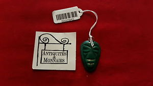 【送料無料】ネックレス　マラカイトアメリカヘッドpendentif ancien amerique du sud tete en malachite ref00005845 15,185円
