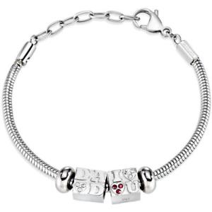 【送料無料】ネックレス　bracciale donna morellato drops scz895 acciaio charms pap love you｜hokushin