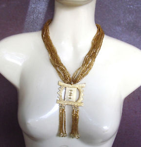 【送料無料】ネックレス　クランプミニドーレスwg148 collier mini perles et metal dores｜hokushin