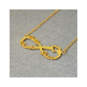 【送料無料】ネックレス　クランプポーチcollier infini dor 3 prnoms pochette cadeau lamp;d｜hokushin