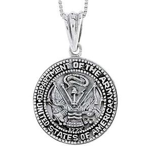 【送料無料】ネックレス　メダルargent sterling amricain department of the army mdaille pendentif,457cm｜hokushin 22,052円
